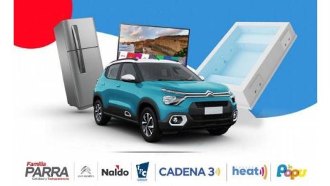En el "Mes de la familia", Cadena 3 terminó sorteando un auto 0Km
