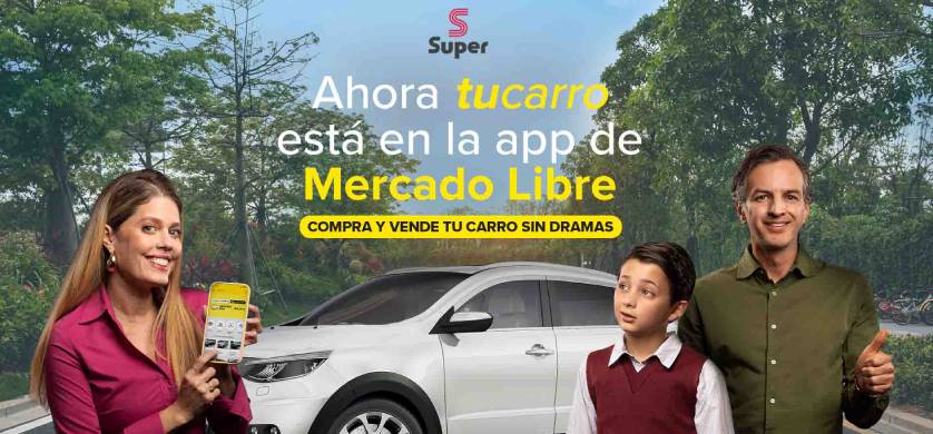 "Sin dramas", la nueva campaña de Super para Mercado Libre TuCarro