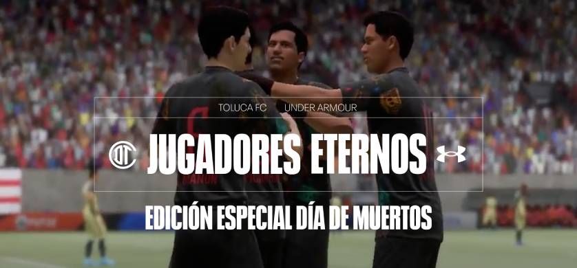 "Jugadores eternos", lo nuevo de Niña y Under Armour para Toluca FC