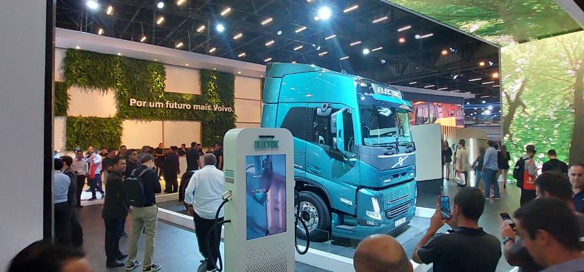 El Volvo FM Eléctrico es lo más destacado en Fenatran