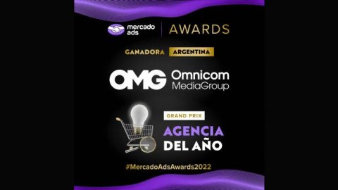 Mercado Ads Awards eligió a OMG como mejor agencia de medios 2022