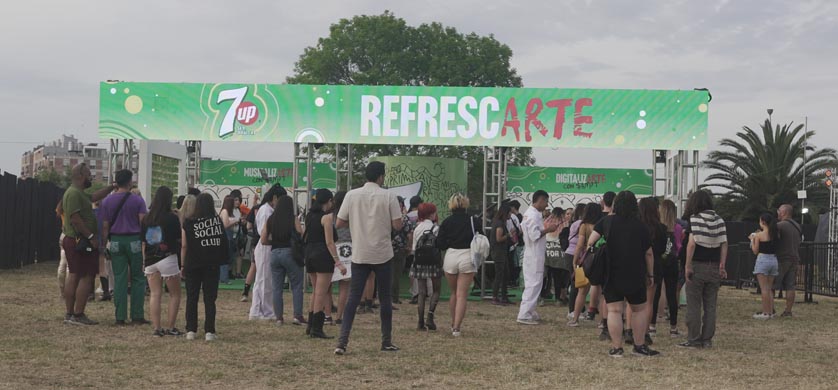 7UP pisó fuerte en el Primavera Sound