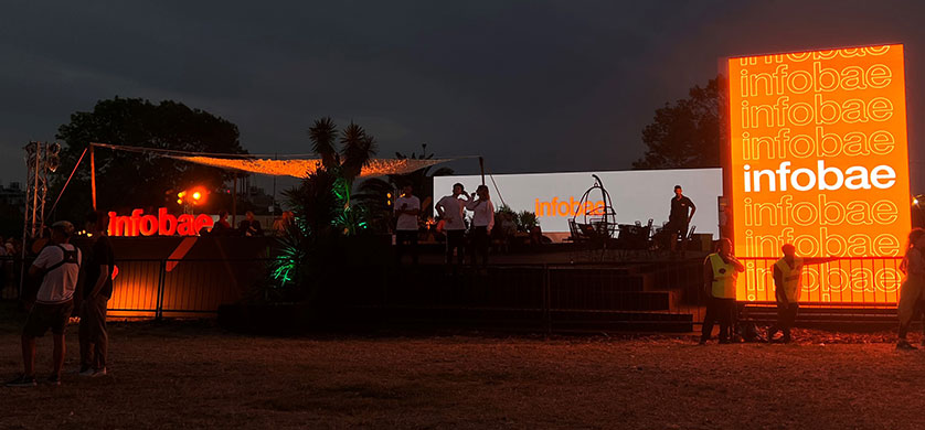 Infobae ofreció un espacio exclusivo para sus auspiciantes en Primavera Sound