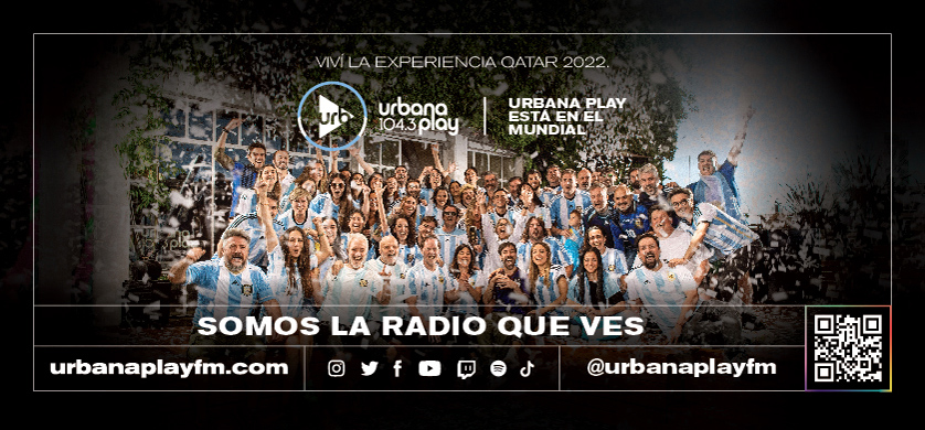La selección de Urbana Play transmitirá desde Qatar 2022
