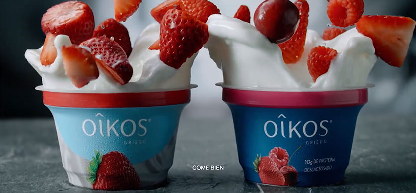 Sparkling crea la nueva campaña de Oikos de Danone