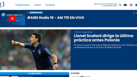 Grupo Indalo lanzó el nuevo portal de radio10