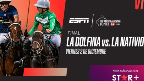 Star+ transmite en vivo las finales del Abierto Argentino de Polo
