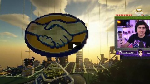 Campaña de Mercado Libre y Super en el videojuego Minecraft