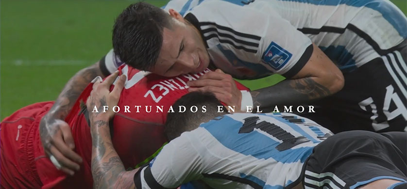 “Afortunados en el amor”, el nuevo spot de TyC Sports y Mercado McCann