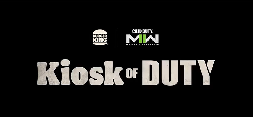 "Kiosk of Duty", lo Nuevo de David para Burger King