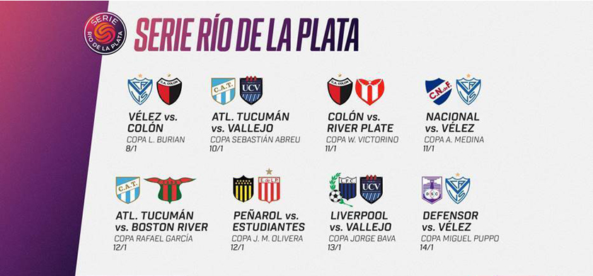 Serie Río de la Plata en vivo por ESPN Premium