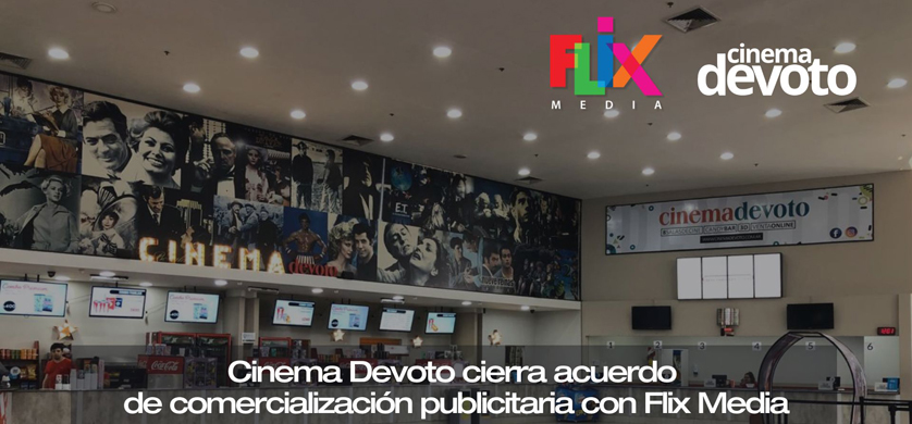 Flix Media Argentina cierra acuerdo comercial con Cinema Devoto
