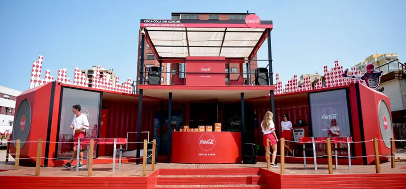 Coca-Cola inaugura el verano con un parador exclusivo en Villa Gesell