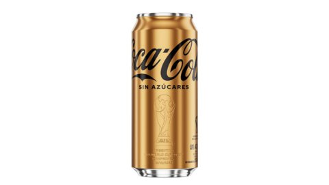 Coca-Cola lanza una lata dorada en homenaje a los Campeones del Mundo