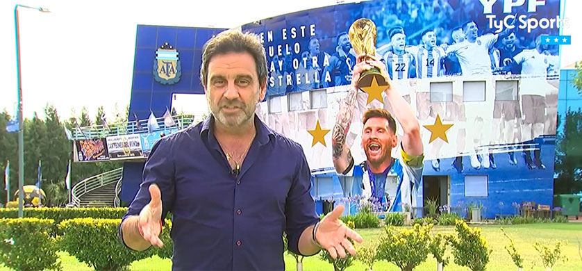 Efecto mundial: con récord TyC Sports ganó el rating de cable en diciembre