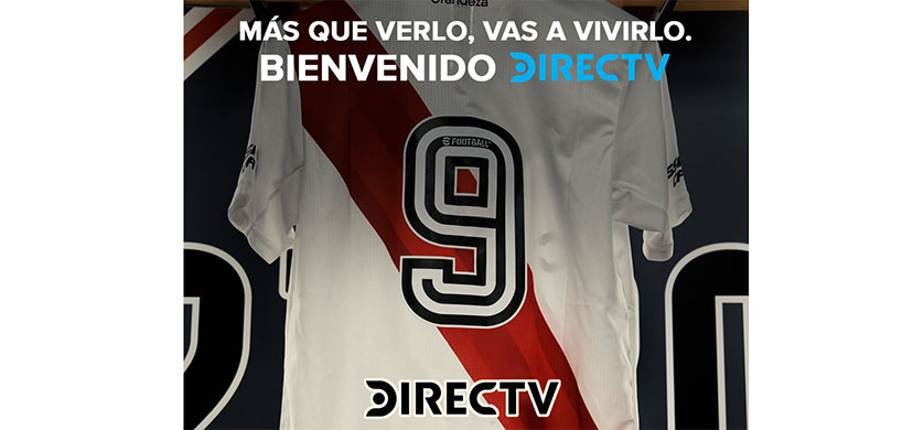 DirecTV es el nuevo sponsor de camiseta de River Plate