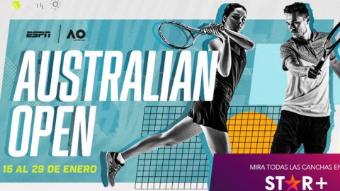 Primera gran función del tenis 2023: Australian Open por STAR+