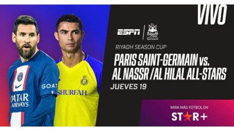 Star+ transmitirá el partido que tendrá a Lionel Messi y Cristiano Ronaldo como protagonistas