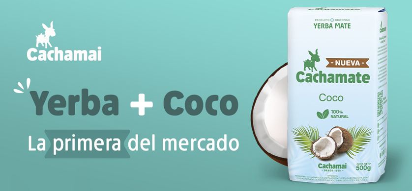 Cachamai lanza la primera yerba con coco en el mercado nacional