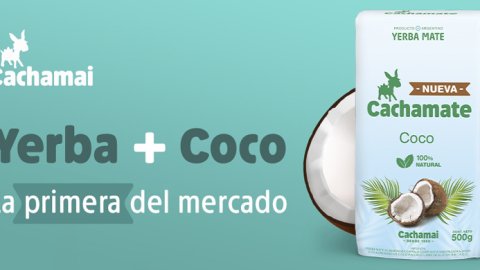 Cachamai lanza la primera yerba con coco en el mercado nacional