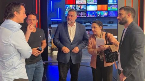 Ministro de Comunicaciones de Brasil visitó C5N y se reunió con directivos del Grupo Indalo