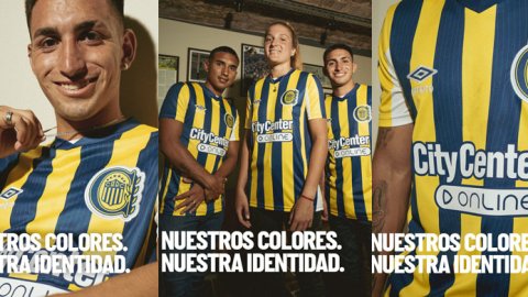 Umbro presenta la nueva camiseta titular de Rosario Central