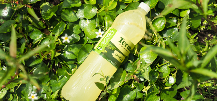Terma presenta su primera botella 100% reciclada y reciclable