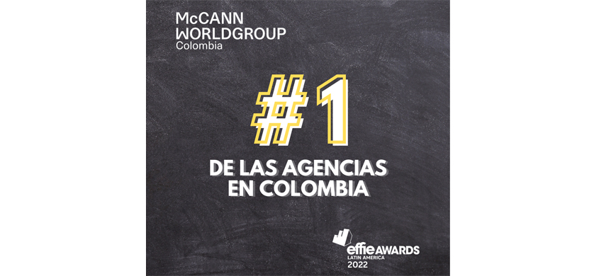 McCann Worldgroup Colombia es la agencia más efectiva de su país