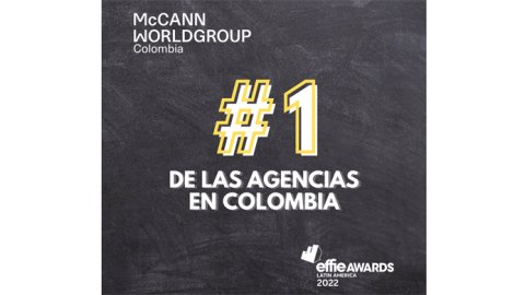 McCann Worldgroup Colombia es la agencia más efectiva de su país
