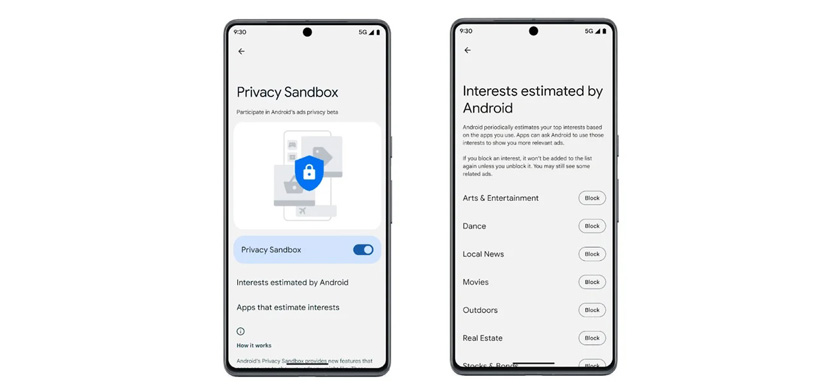 La versión beta de Privacy Sandbox llegará a Android