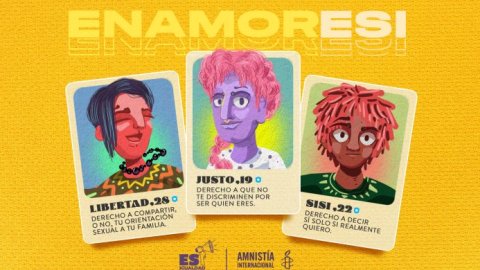 La campaña de Amnistía Internacional sobre la ESI en San Valentín
