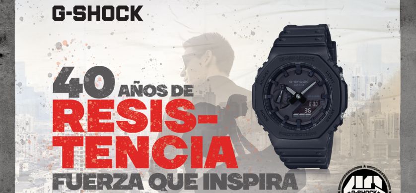 G-SHOCK inicia el festejo de su 40 aniversario con el lanzamiento de la campaña Fuerza que inspira