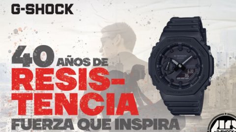 G-SHOCK inicia el festejo de su 40 aniversario con el lanzamiento de la campaña Fuerza que inspira