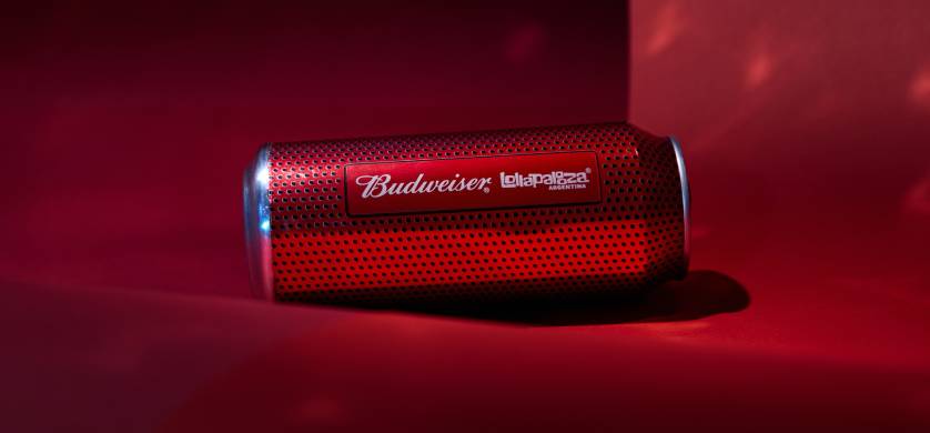 Budweiser es la cerveza oficial de Lollapalooza Argentina y lanza una edición limitada