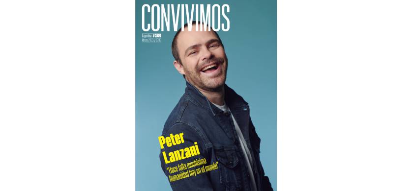 Peter Lanzani es la tapa de marzo de Revista Convivimos