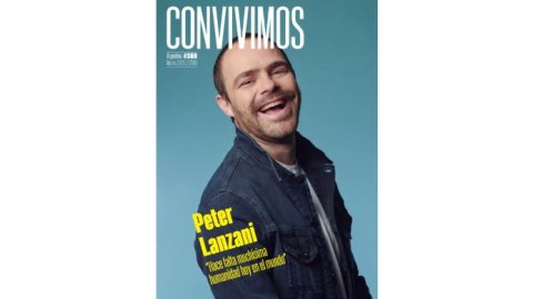 Peter Lanzani es la tapa de marzo de Revista Convivimos
