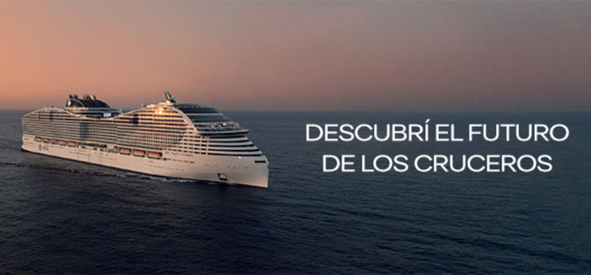 MSC Cruceros presenta su nueva campaña global “Descubrí el futuro de los cruceros”