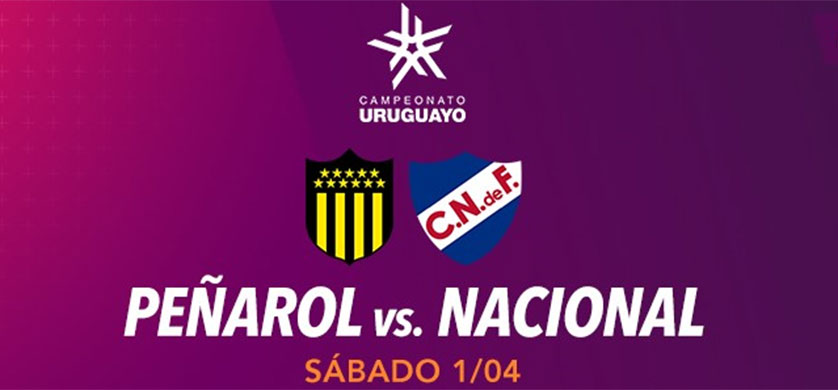 Peñarol vs. Nacional, el esperado clásico se juega en STAR+