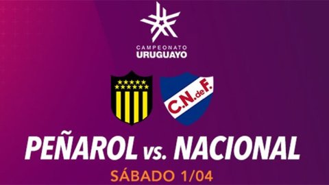 Peñarol vs. Nacional, el esperado clásico se juega en STAR+