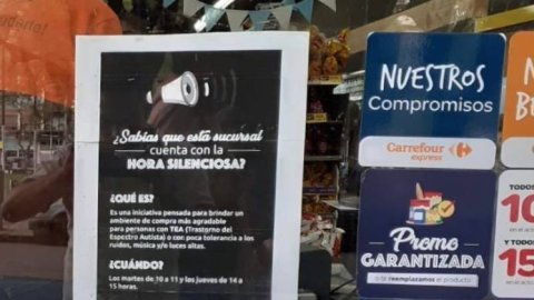 Carrefour amplía la “Hora Silenciosa”: se implementará también en las sucursales Express de todo el país