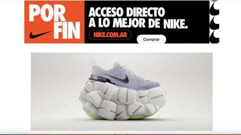 Llega nike.com.ar, el e-commerce propio de la marca en Argentina