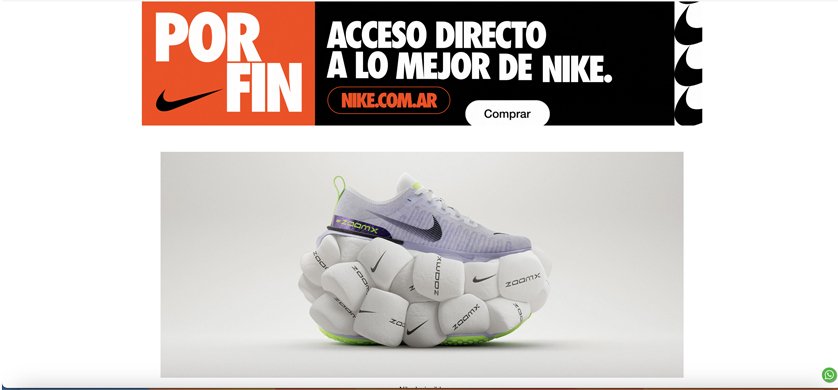 TOTALMEDIOS - Llega nike.com.ar, el propio de la marca en Argentina