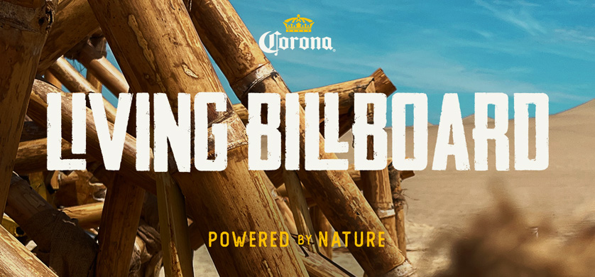 Corona presenta: ''Living Billboard''