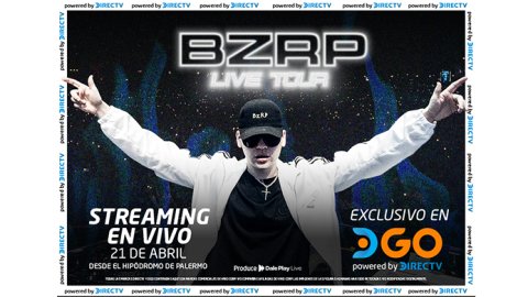 BZRP Live Tour en vivo y en exclusiva por DIRECTV y DGO