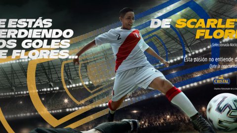 “Esta pasión no entiende de género”, la nueva campaña de Cristal para apoyar a la Selección de Fútbol Femenino 