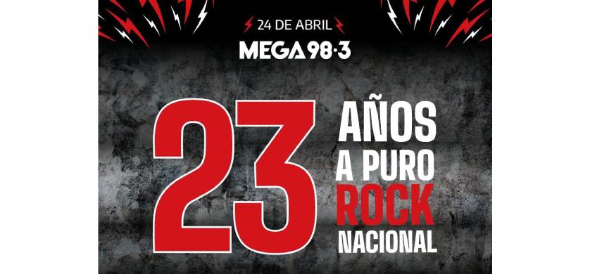 Mega 98.3 festeja sus 23 años con una fiesta en La Trastienda