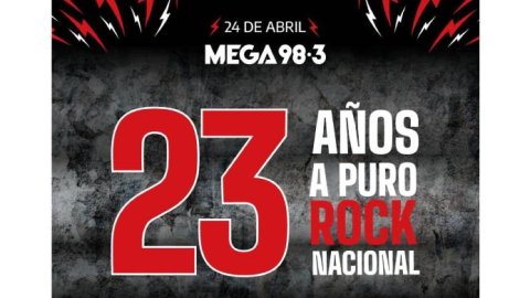 Mega 98.3 festeja sus 23 años con una fiesta en La Trastienda
