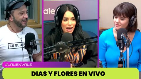 Lali visitó el estudio de Vale 97.5