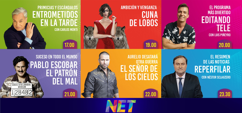 NET TV lanzó su nueva programación para el 2023
