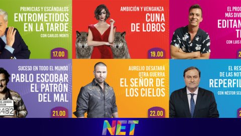 NET TV lanzó su nueva programación para el 2023